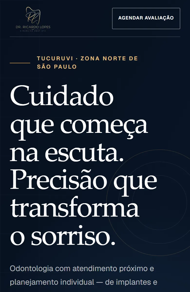 Dr. Ricardo Lopes no celular, captura de 17/10/2026